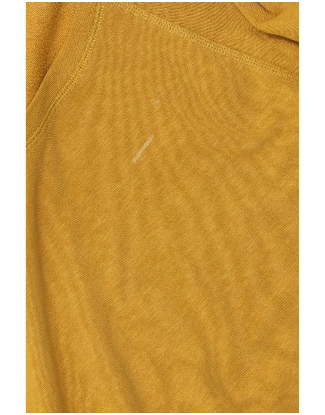 Woolrich Top supradimensionat pentru femei cu mânecă lungă UK 10 Bumbac galben mic