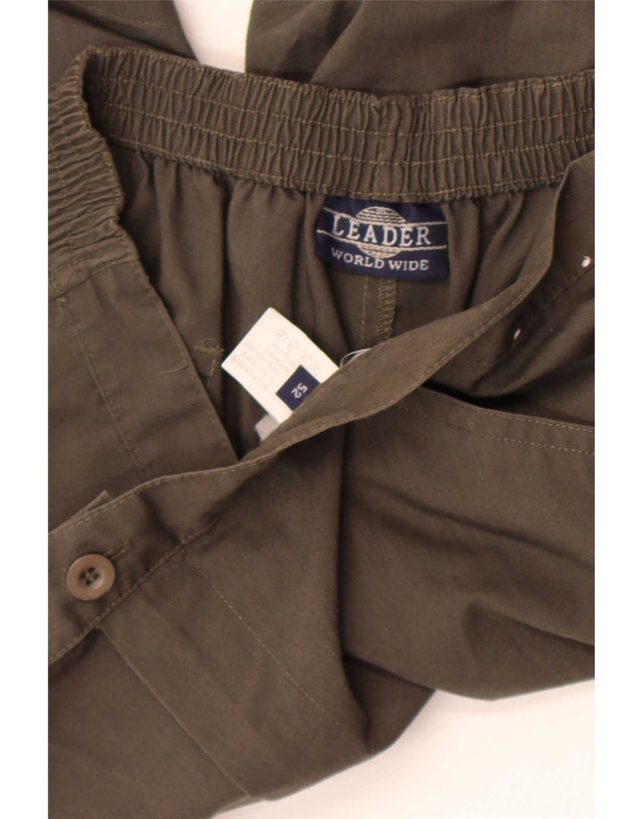 Pantaloni scurți casual pentru bărbați Leader W34 Poliester kaki mare