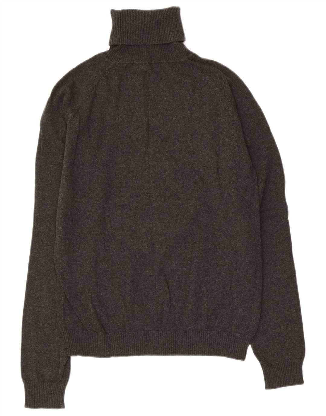 Pulover de damă ZARA cu gât rulat, bumbac gri UK 18 XL