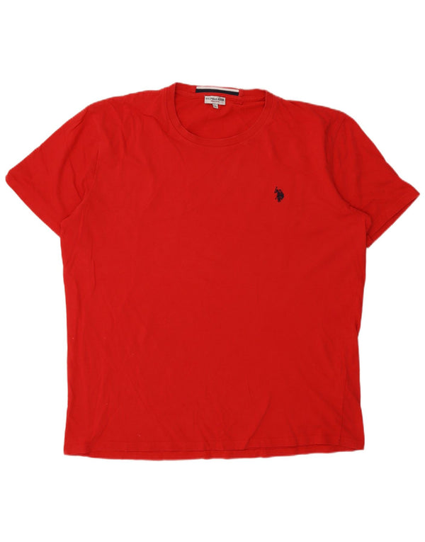 U.S. Polo Assn. Tricou pentru bărbați Top XL Bumbac roșu