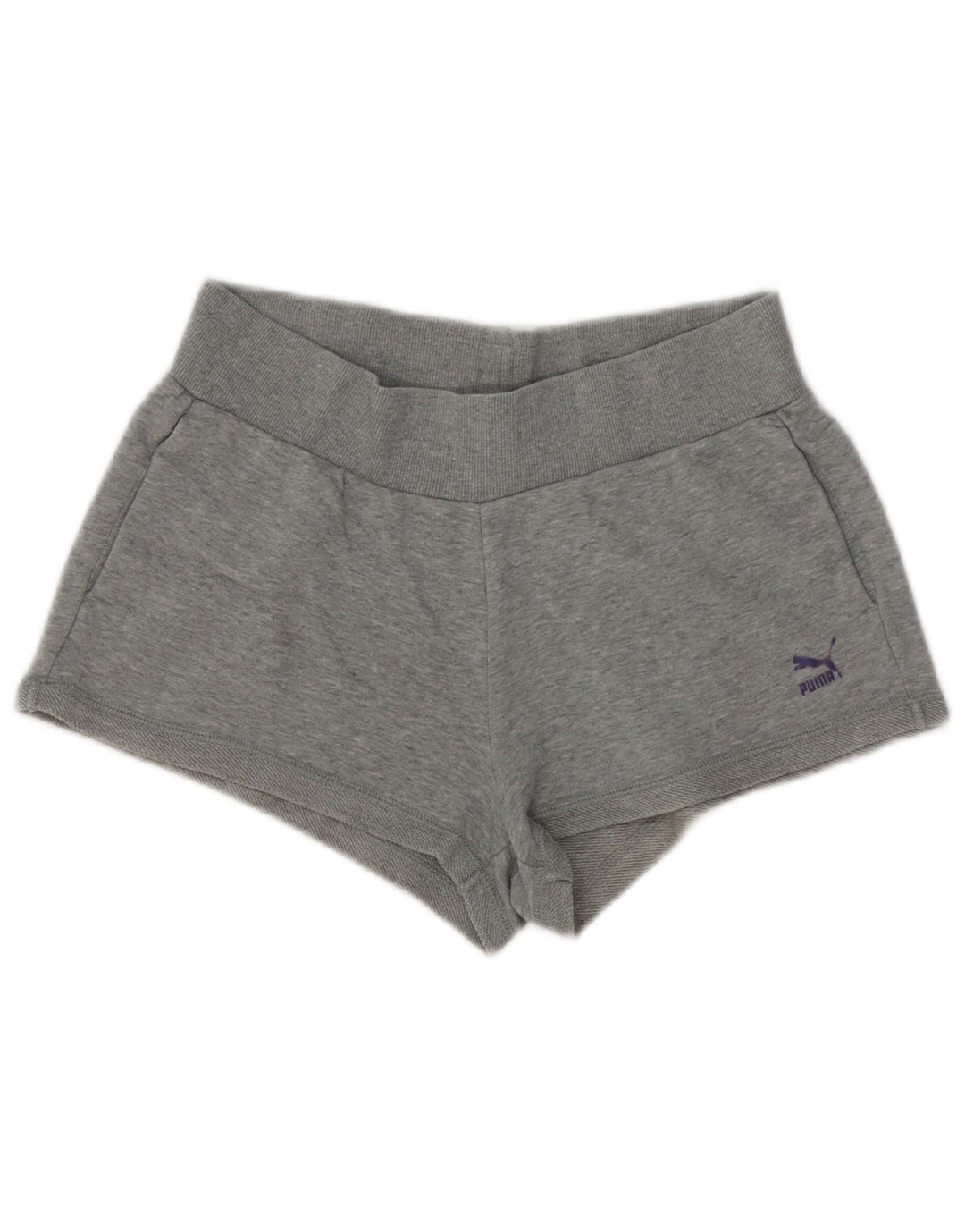 Pantaloni scurti sport PUMA pentru femei UK 12 Medium Grey Flecked