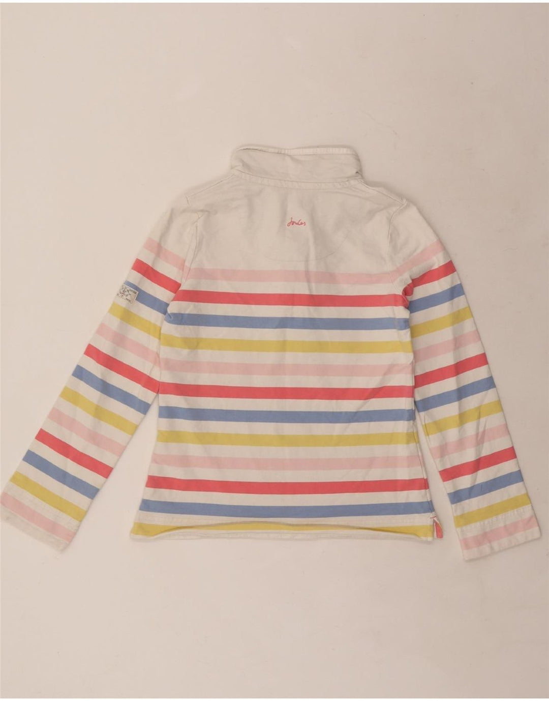 Pulover pentru damă Joules Jumper UK 8 mic bumbac cu dungi multicolore
