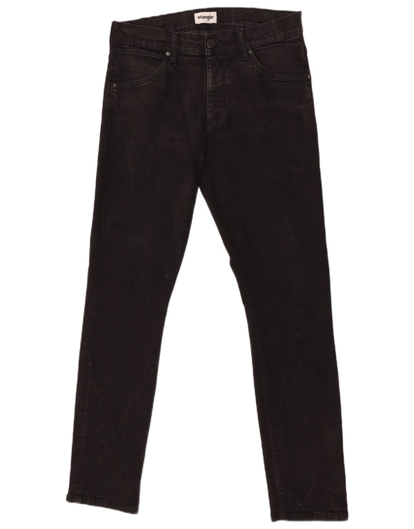 Blugi pentru bărbați Wrangler Larston Slim W33 L34, bumbac negru