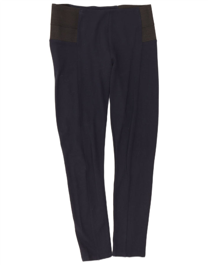 Leggings pentru femei Zara UK 14, mare, albastru marin, viscoză