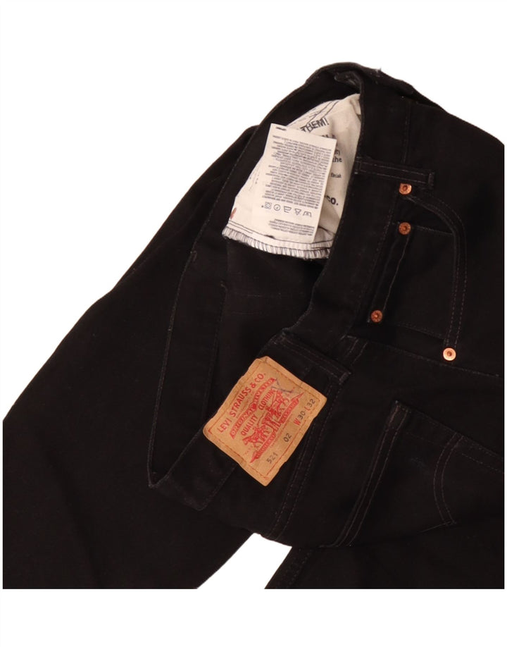 Blugi drepti pentru bărbați Levi's 521 W30 L32 bumbac negru