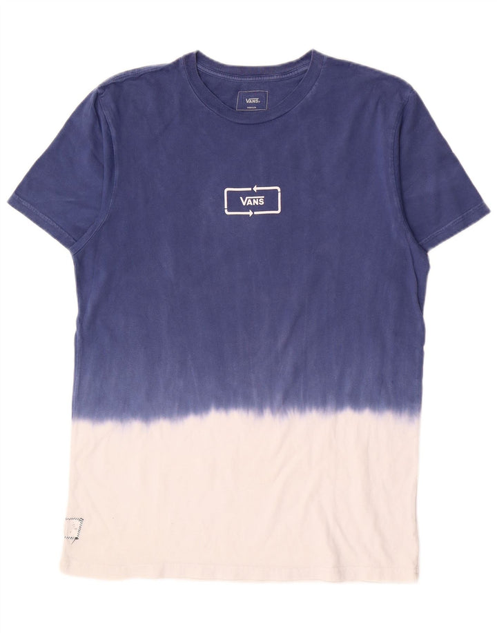 Tricou pentru bărbați Vans Top Medium Blue Colorblock Bumbac