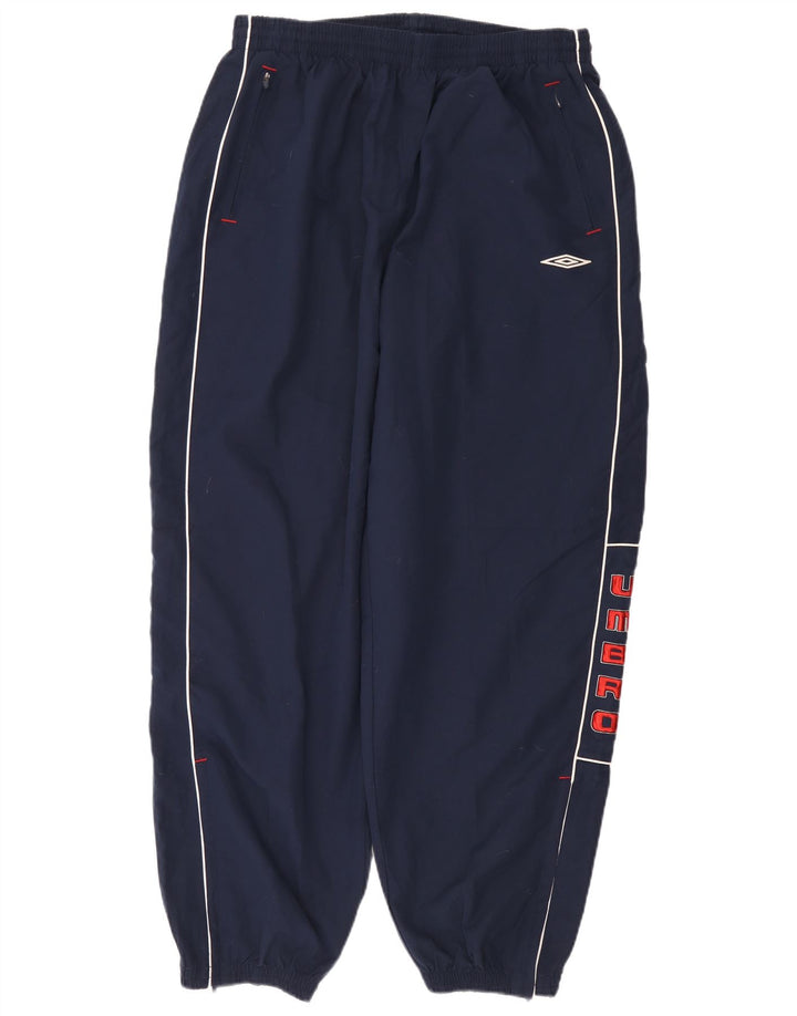 Pantaloni de trening grafic pentru bărbați Umbro Pantaloni de jogging 2XL poliester bleumarin