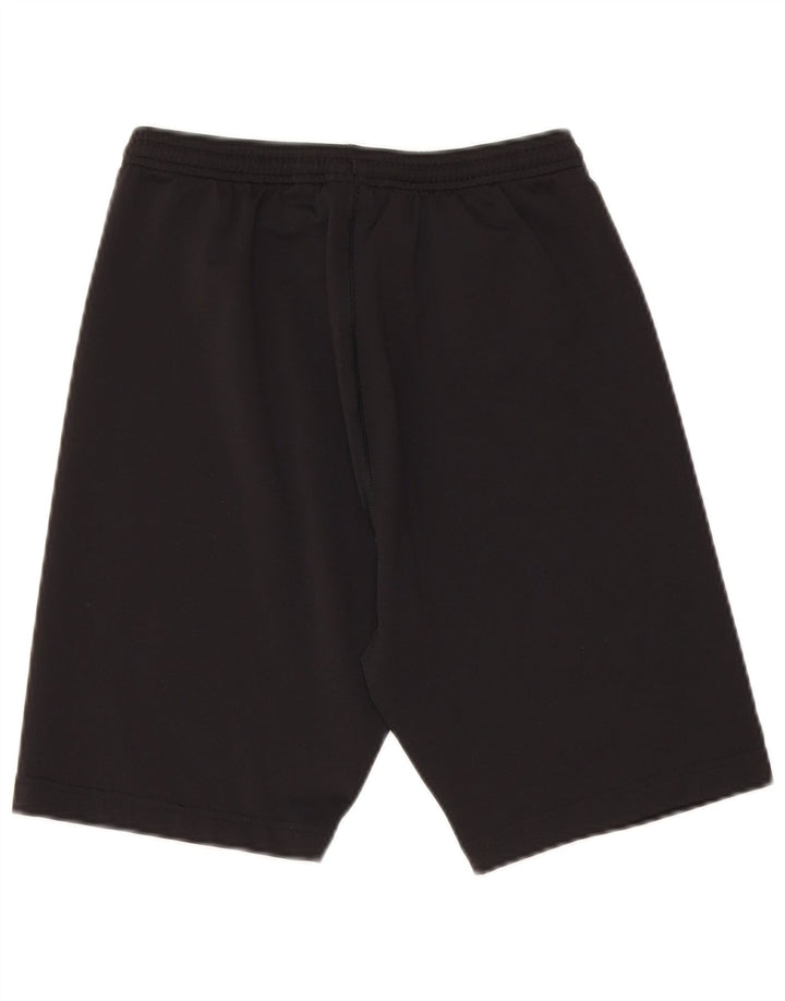 Pantaloni scurți sport ADIDAS pentru băieți 11-12 ani, mari, negru, poliester