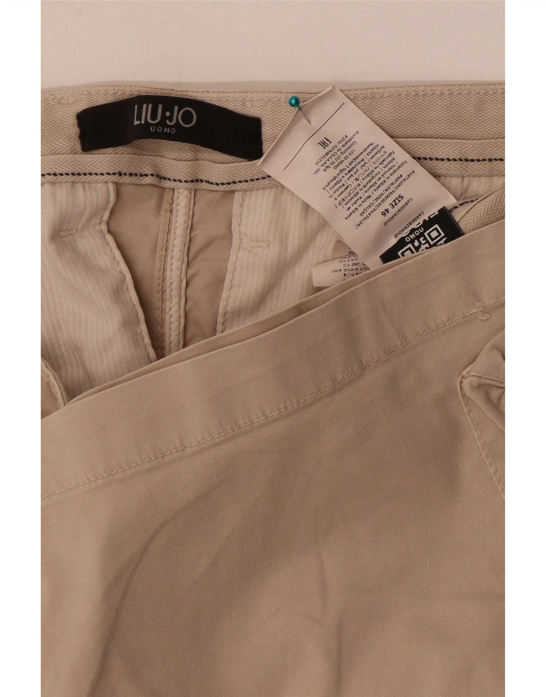 Pantaloni scurți cargo pentru bărbați Liu Jo IT 46 Small W30 Bej Bumbac