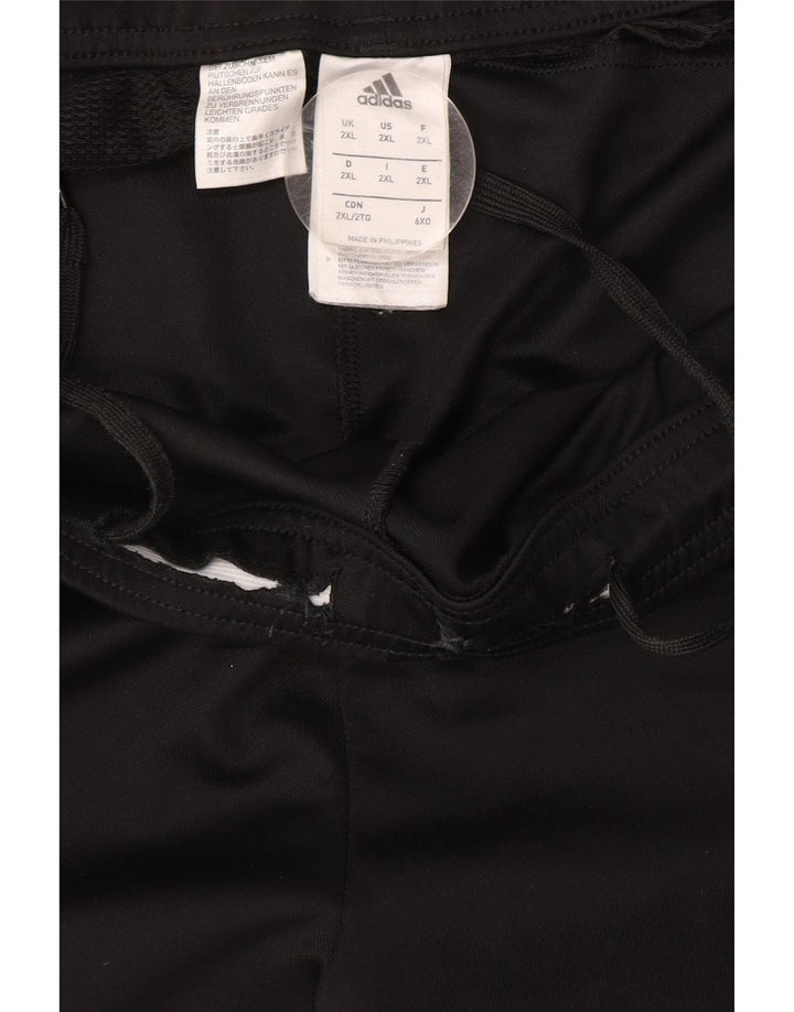 Pantaloni de trening Adidas pentru bărbați 2XL, negru, poliester, sport