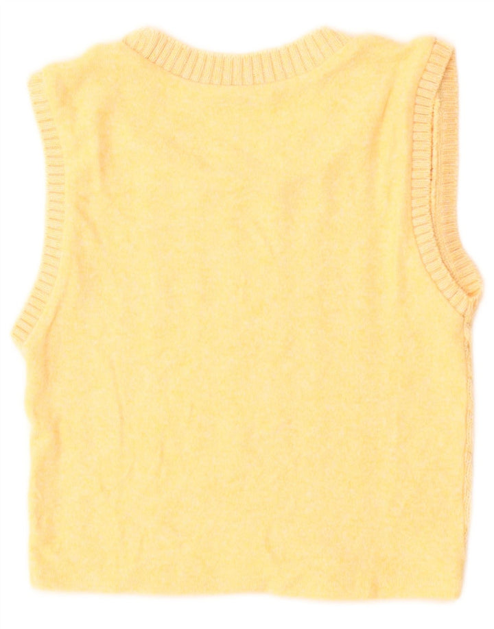 Top tanc pentru femeie Zara Crop Vest UK 8 Small Yellow