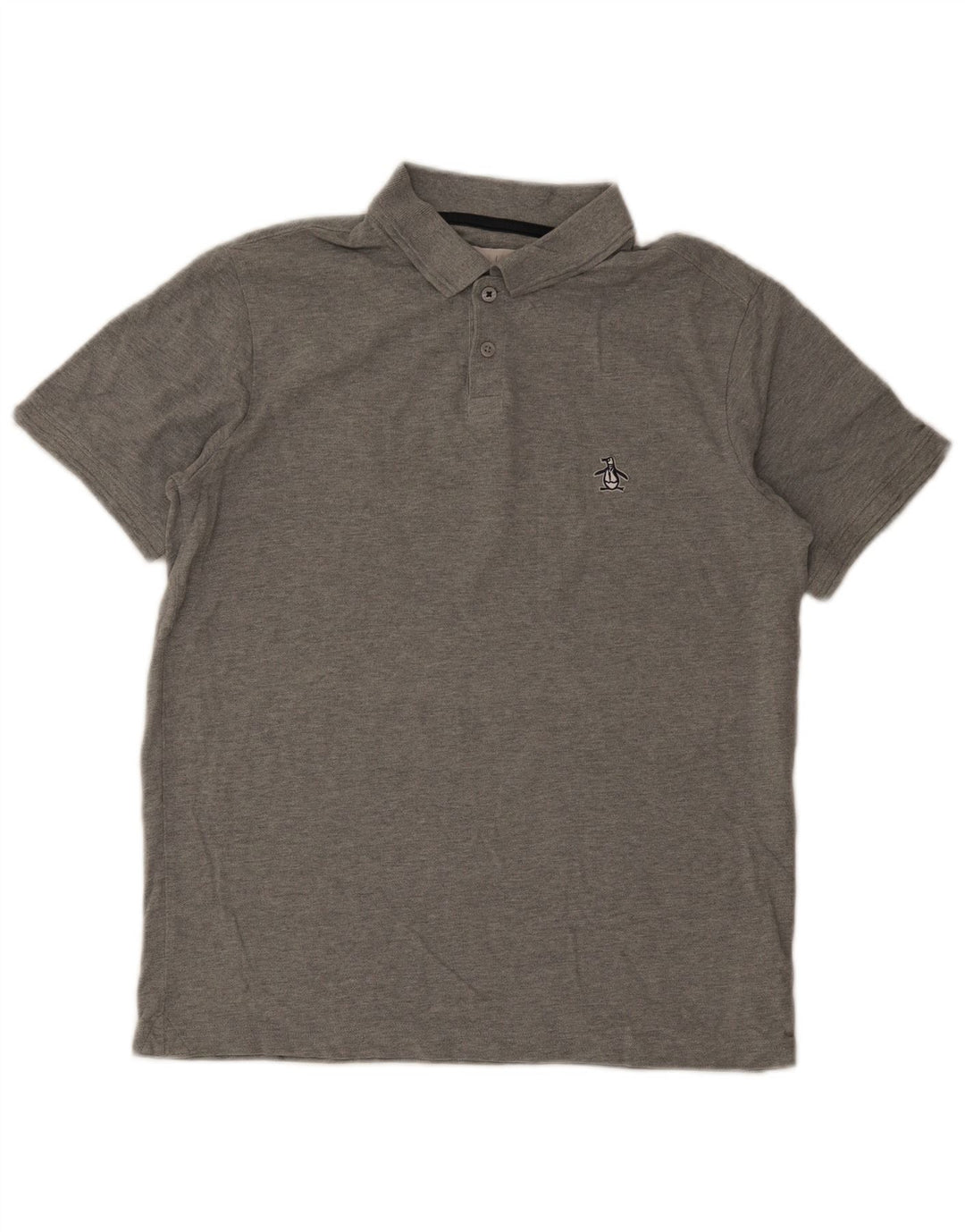 Tricou polo pentru bărbați Penguin, bumbac gri mediu