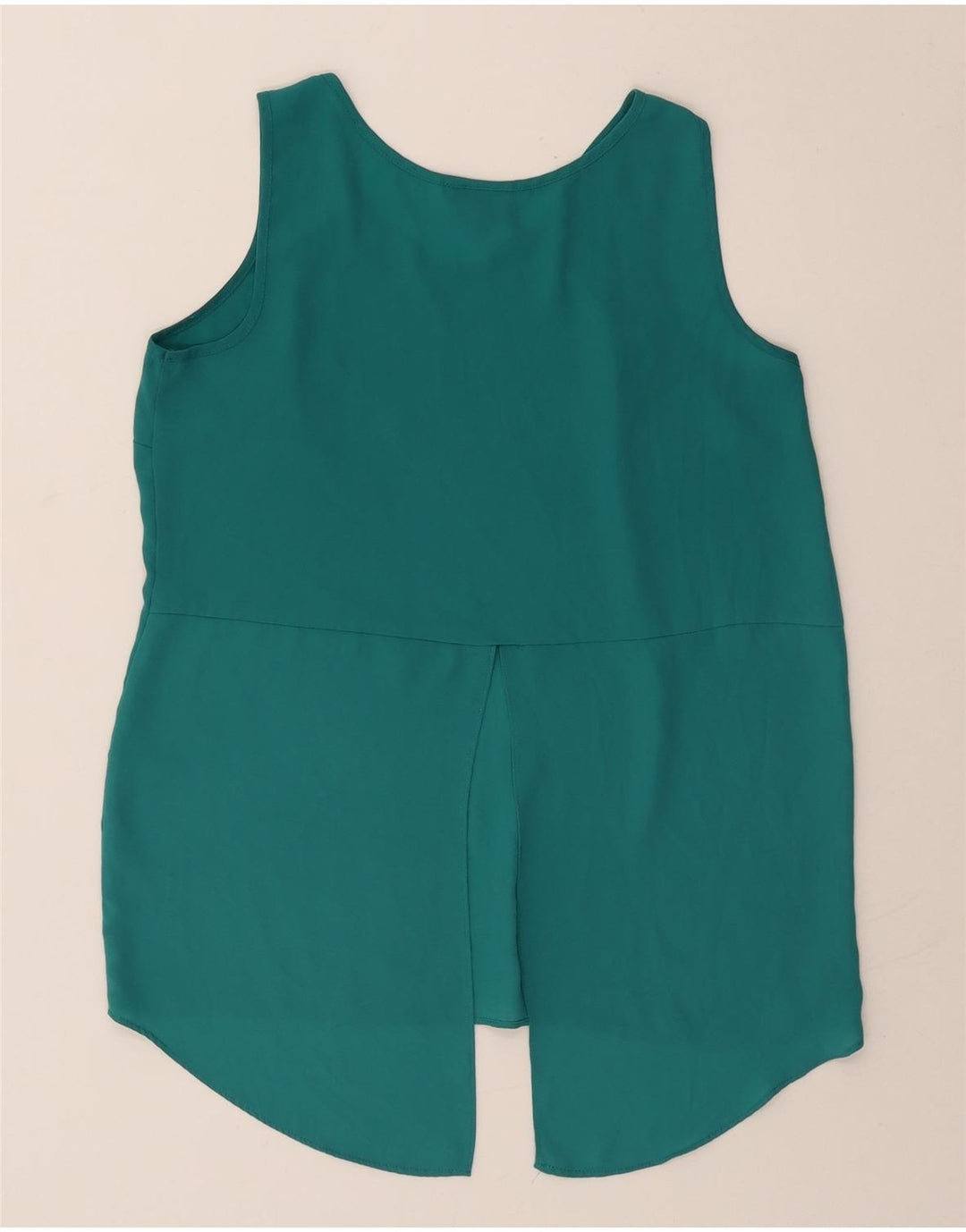 MOSSIMO Womens Sleeveless Blouse Top UK 10 Small Green Polyester Vintage Mossimo and Second-Hand Mossimo from Messina Hembry 