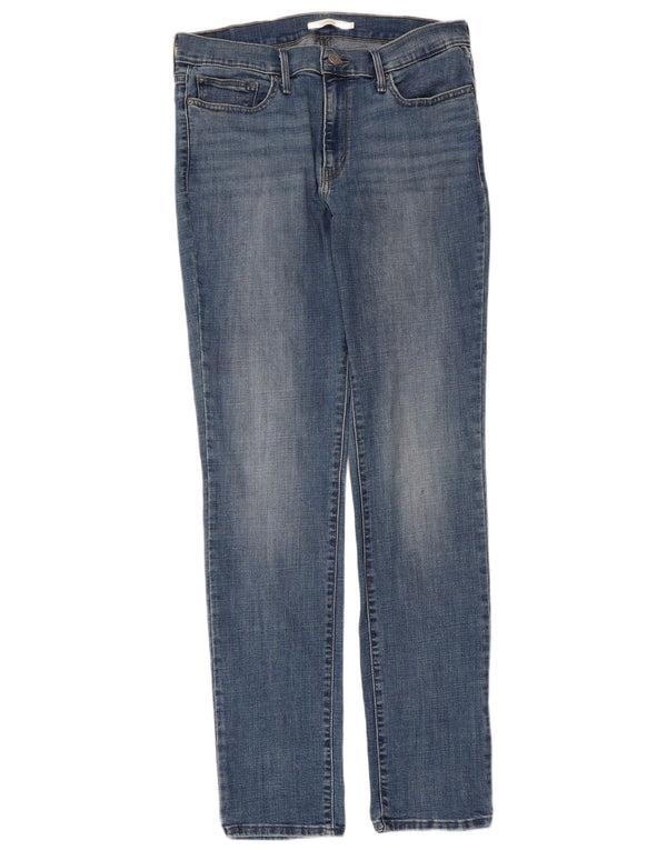 Blugi Levi's pentru femei Slimming Slim W32 L34 Blue Bumbac