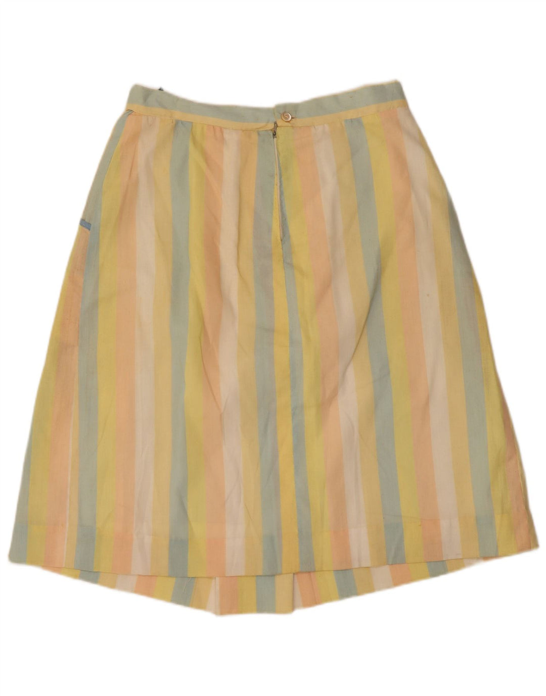 Fustă A-Line pentru Damă Vintage W32 Mari Multicolore Dungi