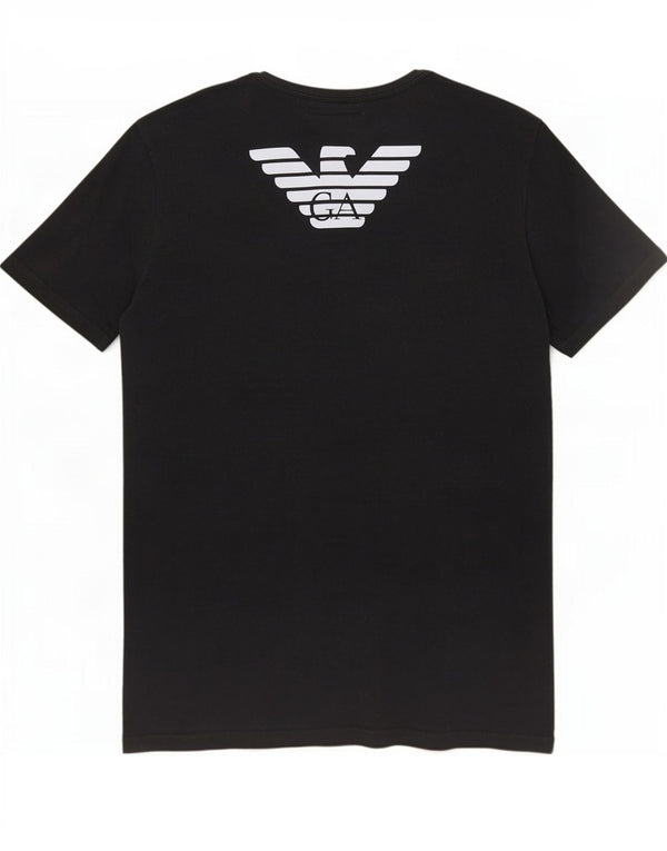 Tricou grafic pentru femei Emporio Armani Top UK 14 Medium Black