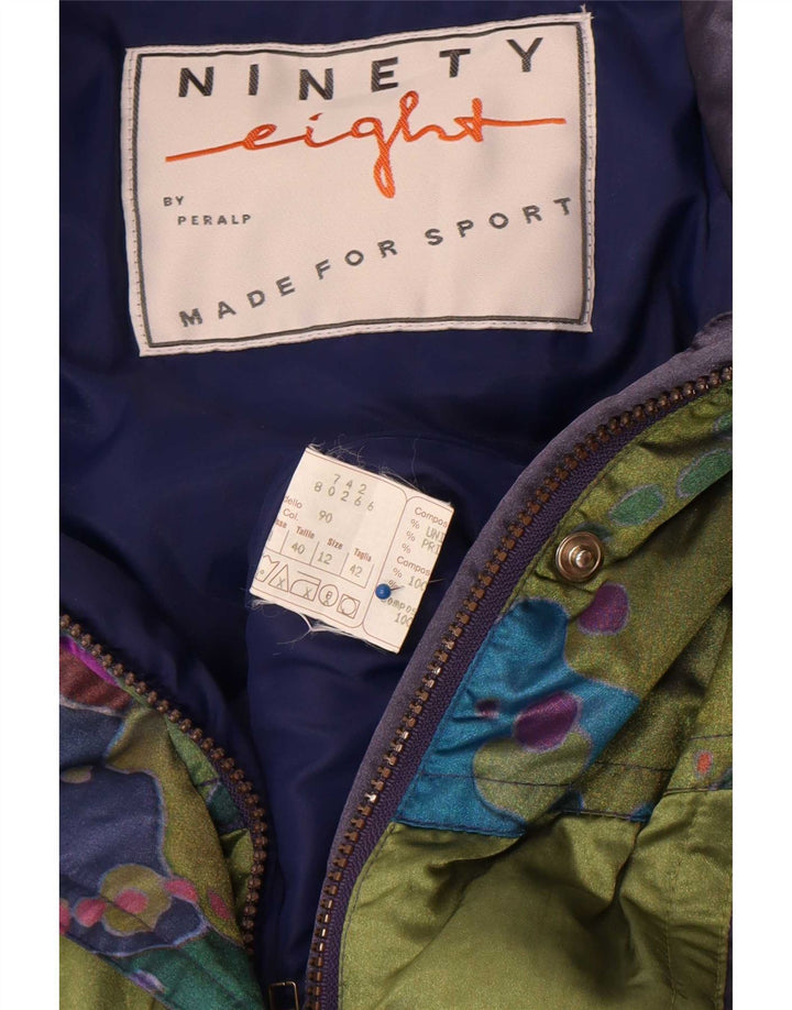 Salopetă de schi pentru femei Ninety Eight UK 12 Medium Bleumarin Colorblock