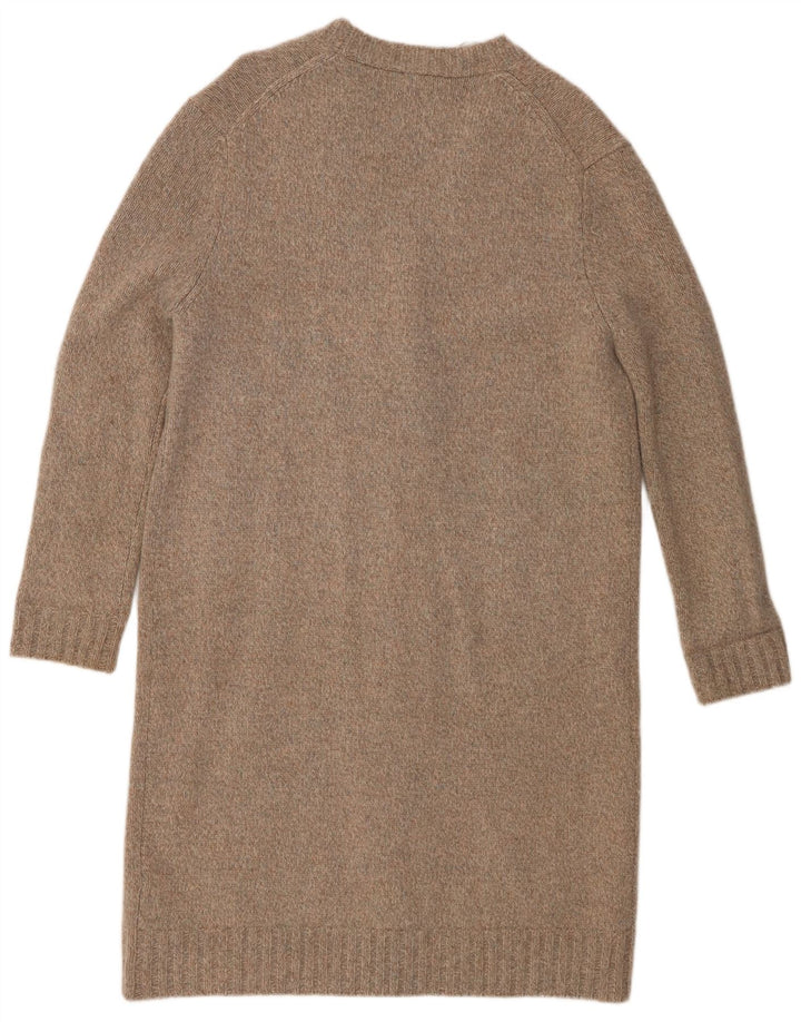 Pulover cardigan supradimensionat pentru femei Zara UK 10 Lână gri mică