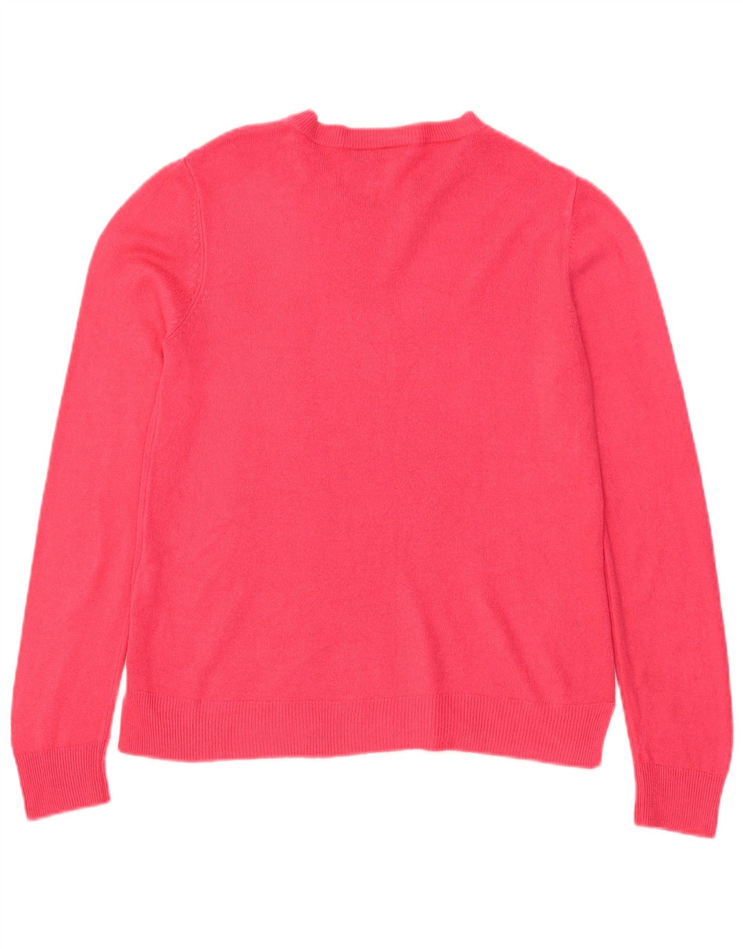 Pulover pentru femei Marks & Spencer cu decolteu triplu UK 12 Roz mediu