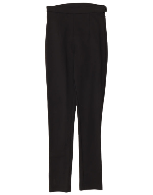 Patrizia Pepe Pantaloni Casual Femei Talie Înaltă IT 38 XS L26 L29 Negru