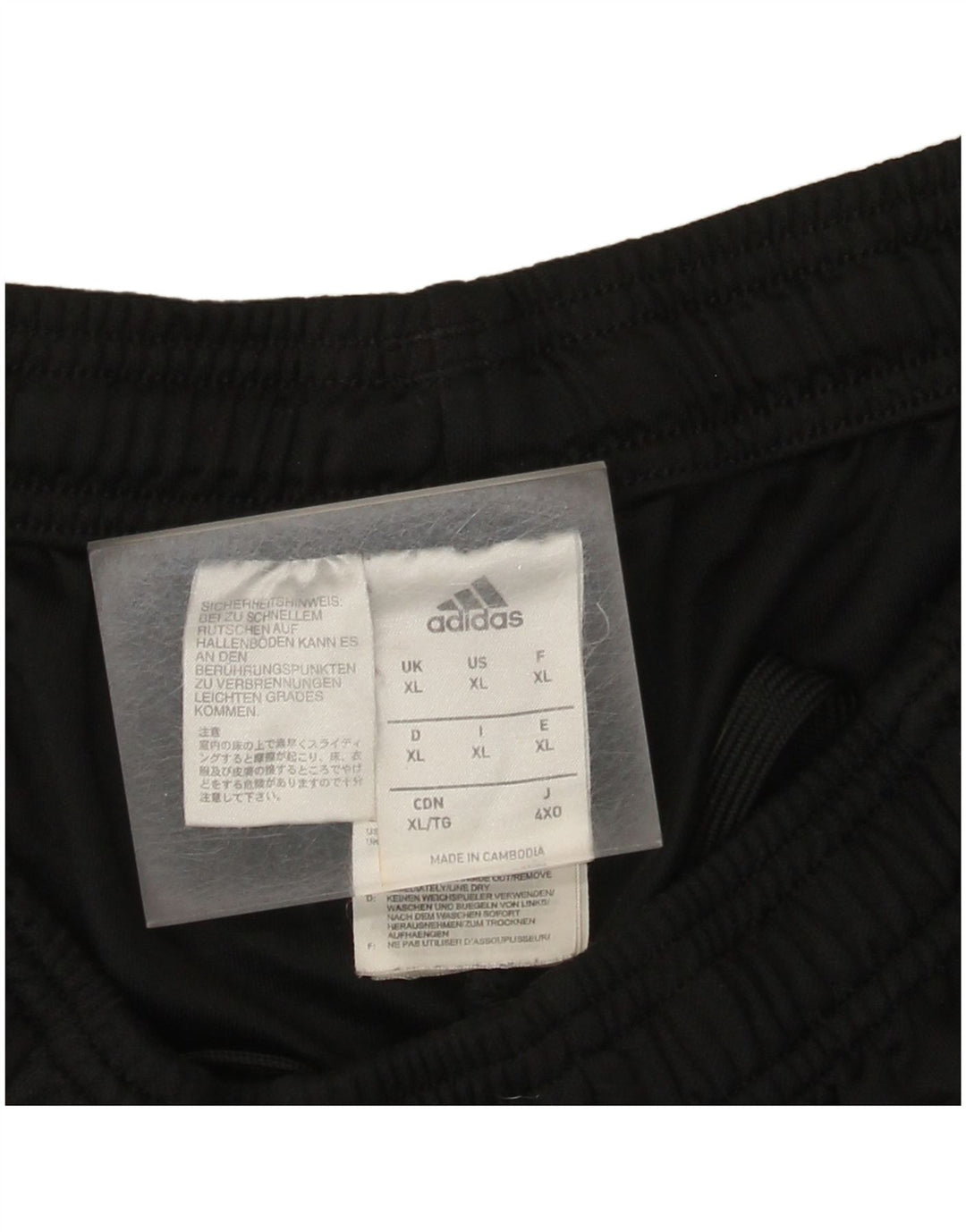 Pantaloni de trening Adidas Climalite pentru bărbați XL poliester negru