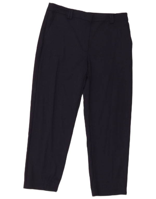 Pantaloni tăiați pentru femei Marks & Spencer UK 10 Small W32 L26 Bleumarin