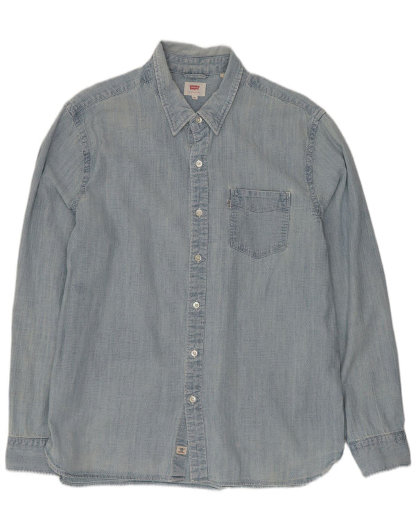 Cămașă pentru bărbați Levi's XL Bumbac Albastru