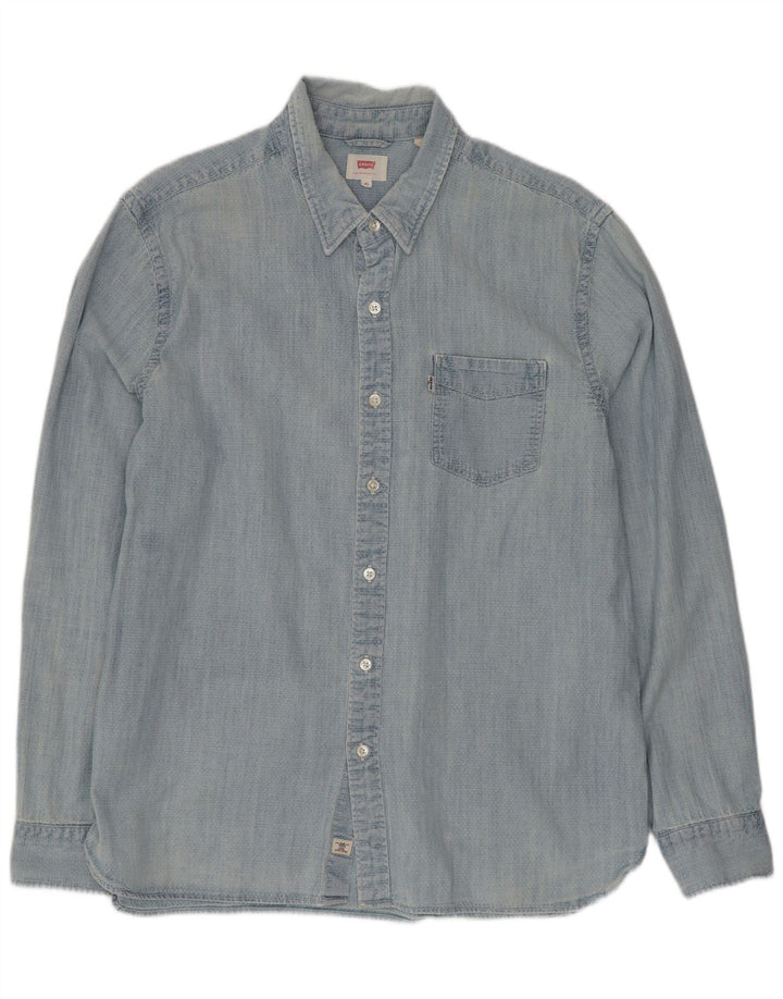 Cămașă pentru bărbați Levi's XL Bumbac Albastru