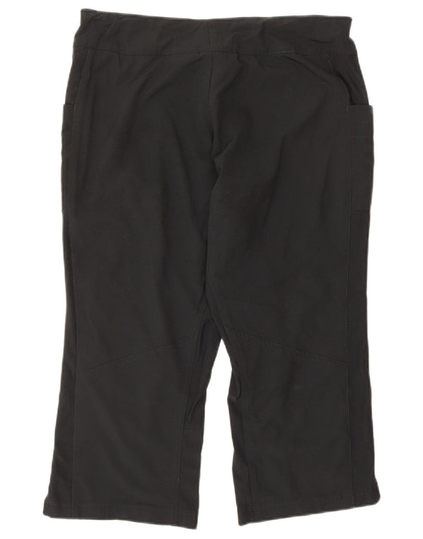 Pantaloni Capri Nike pentru femei US 4/6 Small W30 L21 Negru Poliester Sport