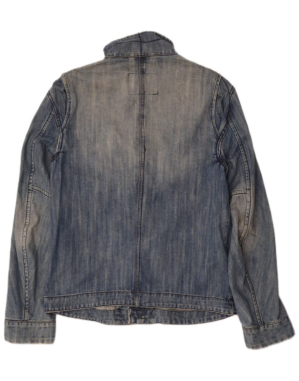 Jachetă de blugi vintage pentru bărbați UK 38 Medium Blue