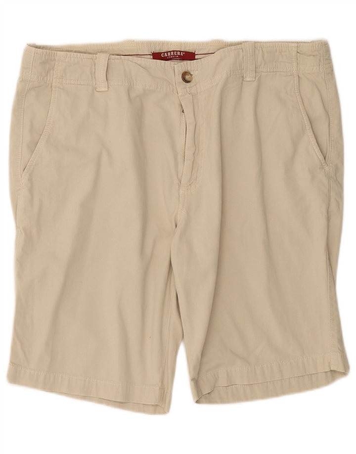 CARRERA Mens Chino Shorts W36 Large Beige Cotton