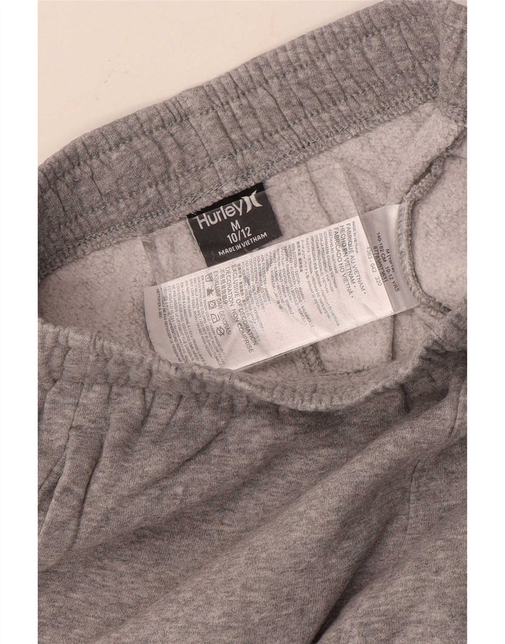 Pantaloni de trening grafic pentru baieti Hurley Pantaloni de jogging 10-11 ani Gri mediu