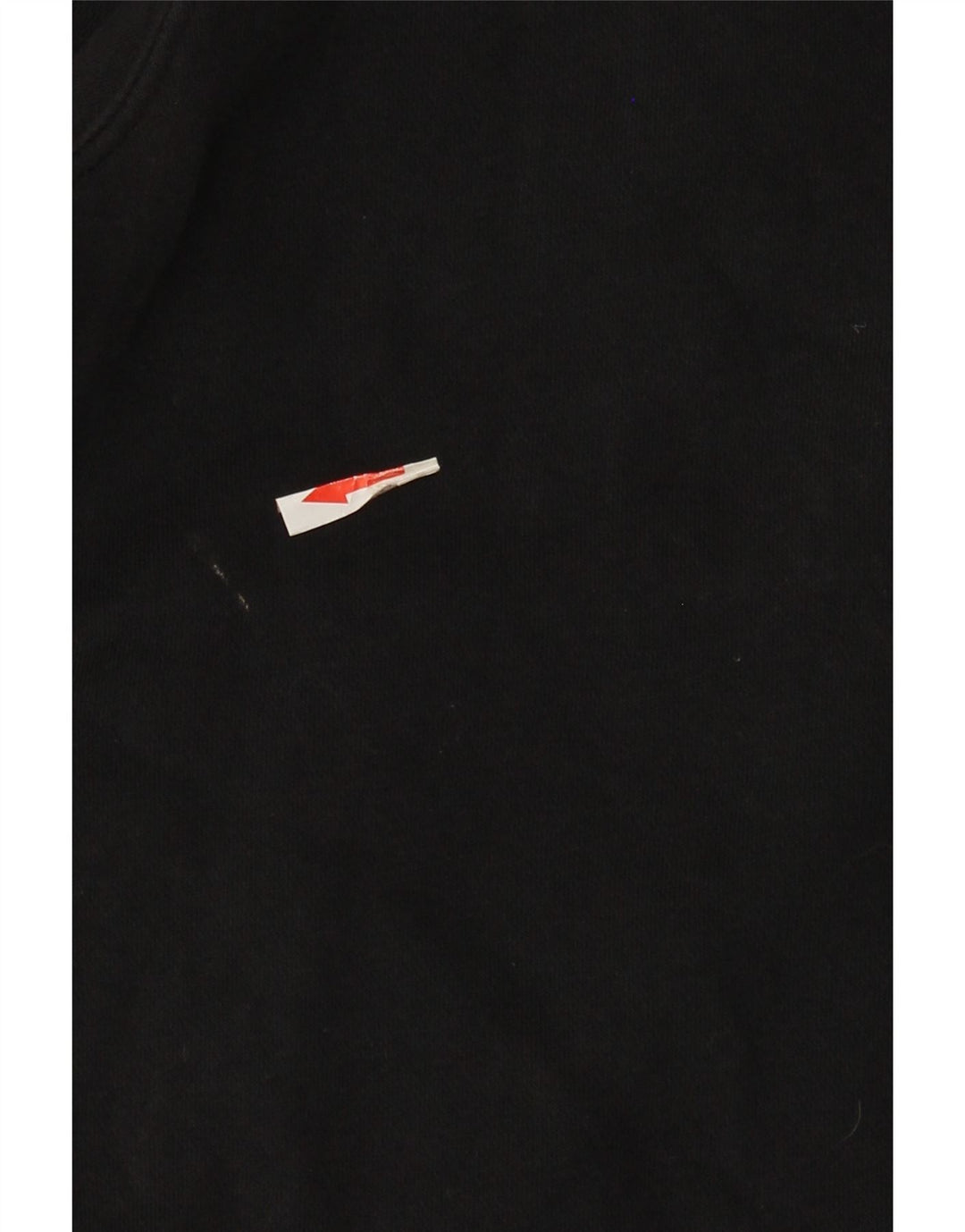Pulover Nike pentru bărbați, cu fermoar, cu gât, bumbac mediu negru
