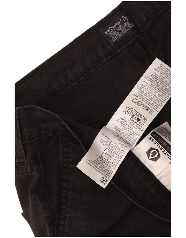 Pantaloni chino pentru bărbați Levi's W36 L30 bumbac negru