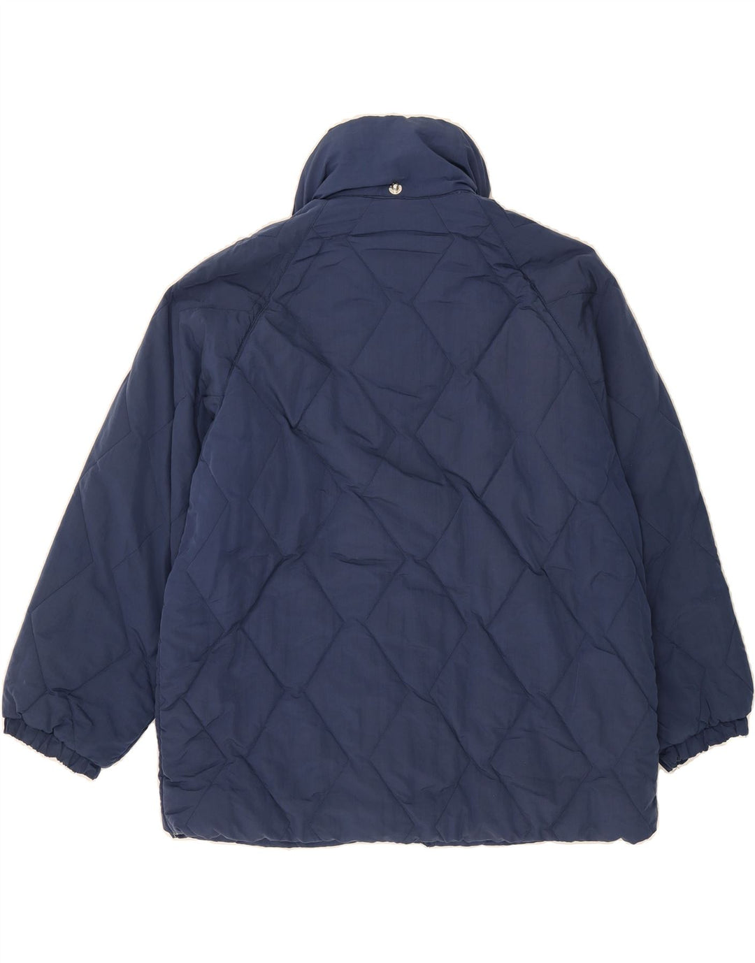 BELFE & BELFE Womens Padded Jacket IT 42 Medium Navy Blue Vintage Belfe & Belfe and Second-Hand Belfe & Belfe from Messina Hembry 