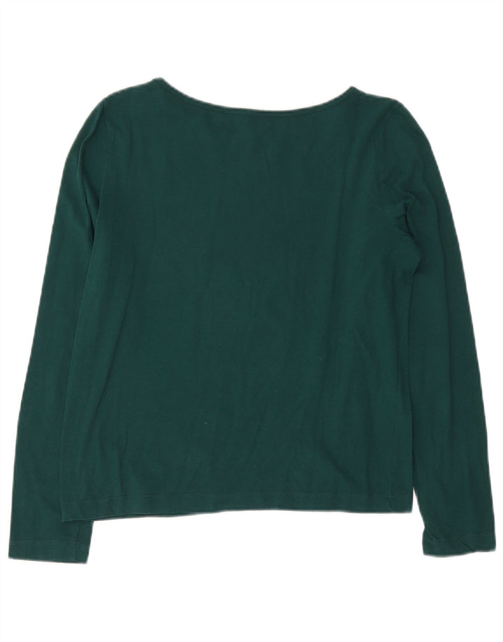 Crop Top pentru femei Zara cu mânecă lungă UK 14 Medium Green