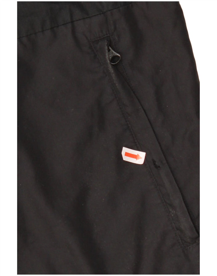 ADIDAS Mens Hooded Rain Jacket UK 34 XS Black Polyester