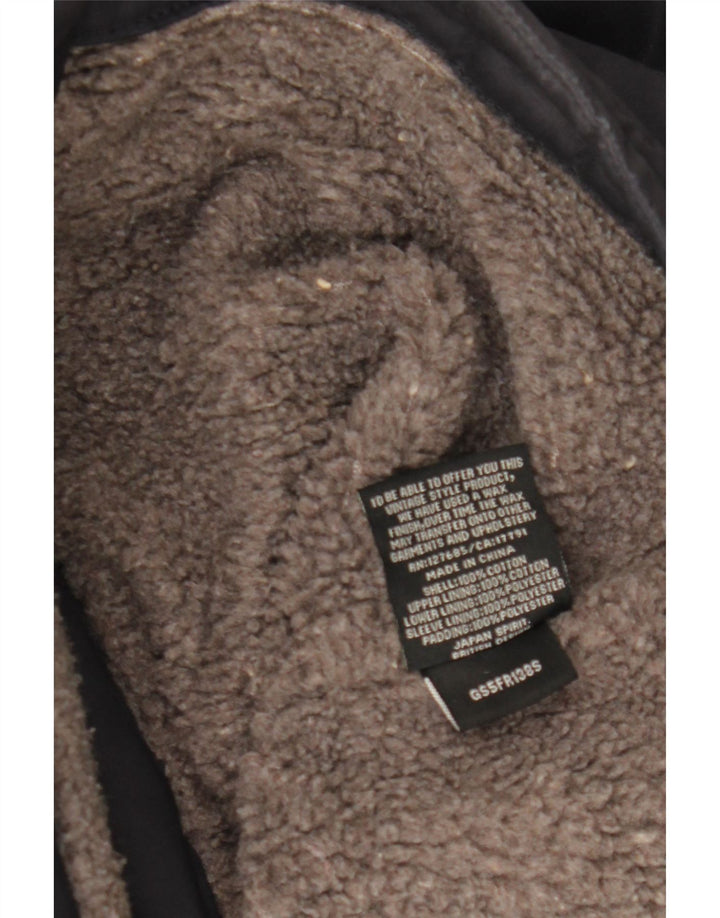 SUPERDRY jachetă parka cu glugă pentru femei UK 16 mare bumbac bleumarin