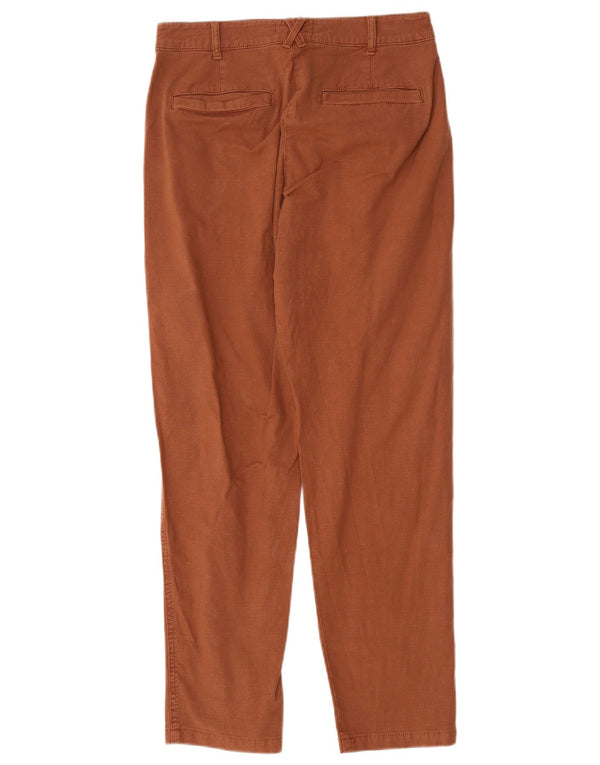 White Stuff Pantaloni chino subțiri pentru femei UK 10 Small W30 L29 Maro Bumbac