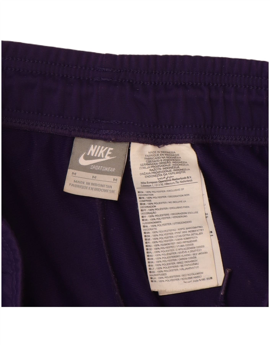 Pantaloni de trening pentru femei NIKE Pantaloni de jogging UK 14 Poliester violet mediu