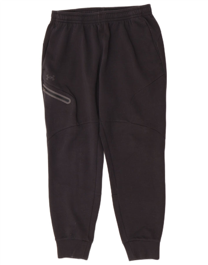 Pantaloni de trening Under Armour pentru bărbați Pantaloni de jogging mari, negru, poliester
