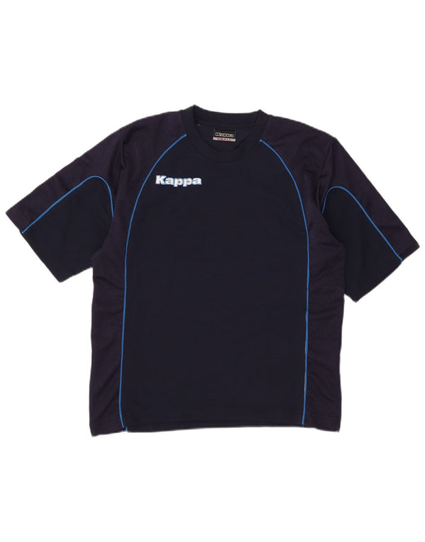 Tricou cu grafică pentru bărbați Kappa Top mic din poliester bleumarin