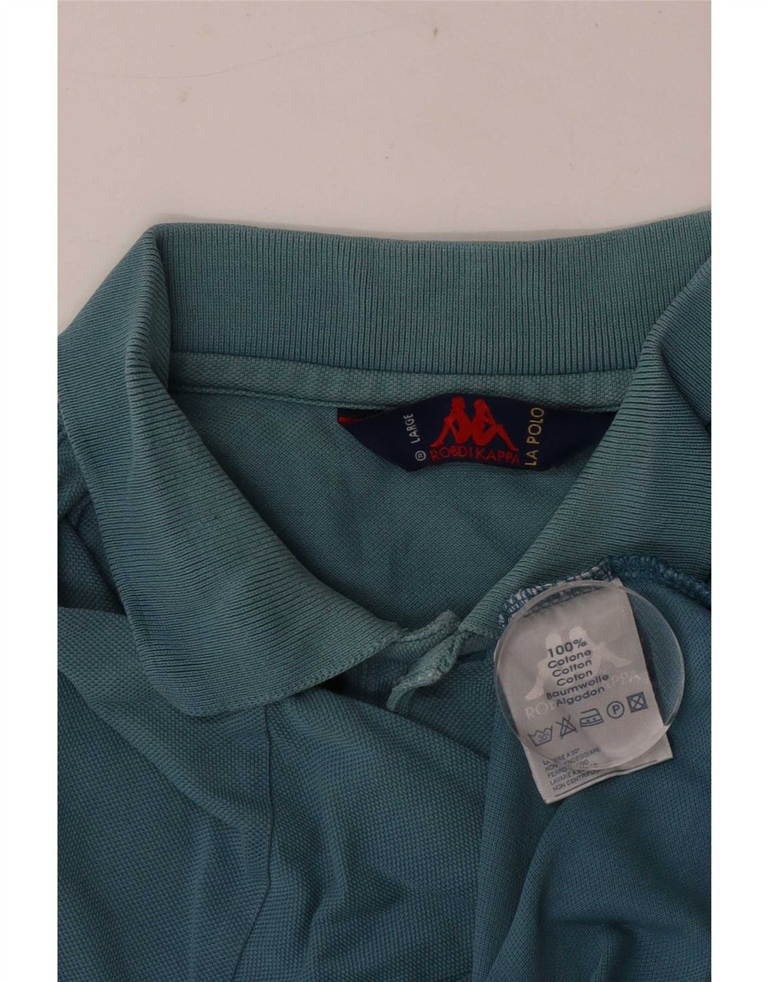 Cămașă polo pentru bărbați Kappa, mare, albastru, bumbac
