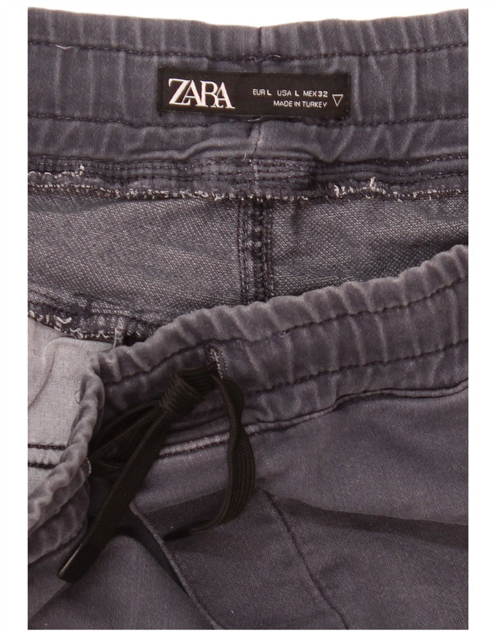 Pantaloni scurți chino pentru bărbați Zara mari W32 bleumarin