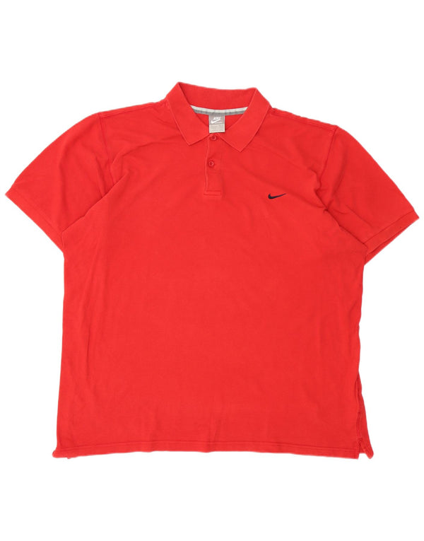 Tricou polo NIKE pentru bărbați UK 45/47 XL bumbac roșu