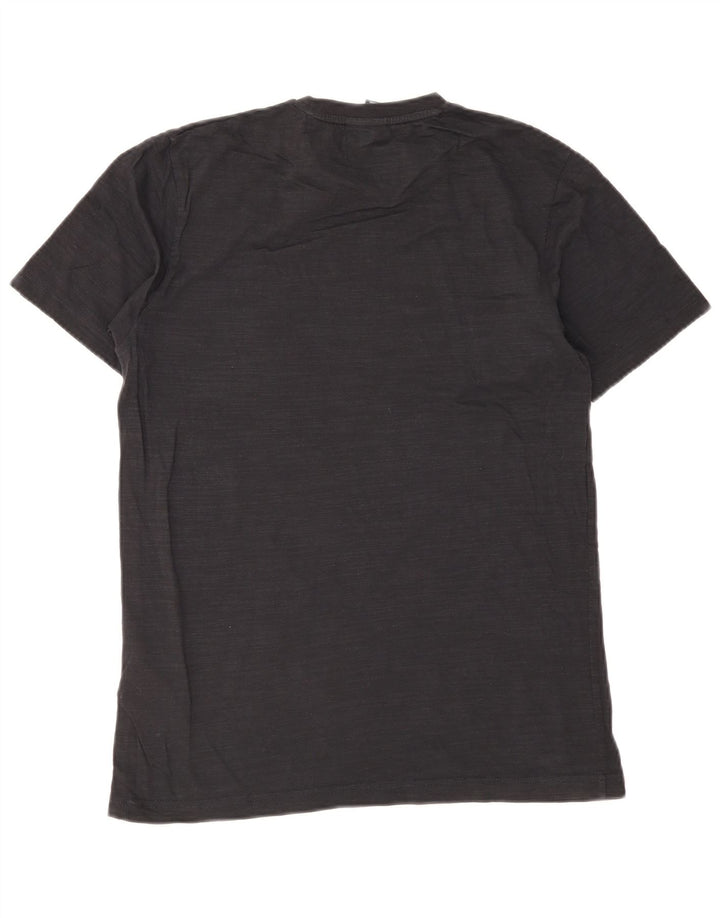 Tricou cu grafică pentru bărbați Ellesse Top mediu din bumbac negru