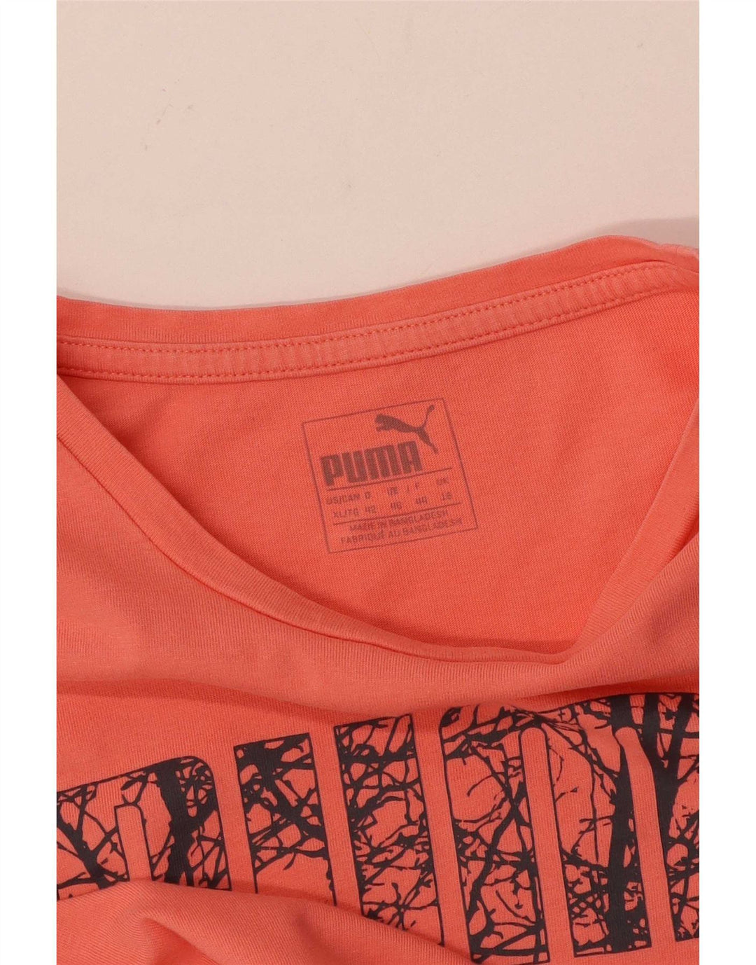 Tricou grafic Puma pentru femei Top UK 16 Large Pink