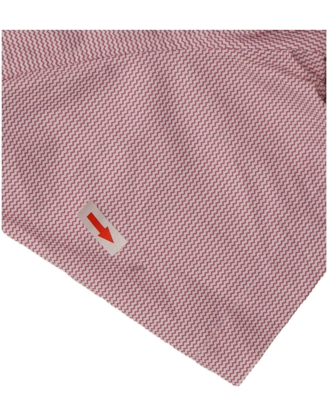 BONOBOS Cămașă cu mânecă scurtă, croită, pentru bărbați, nailon mic, roz chevron