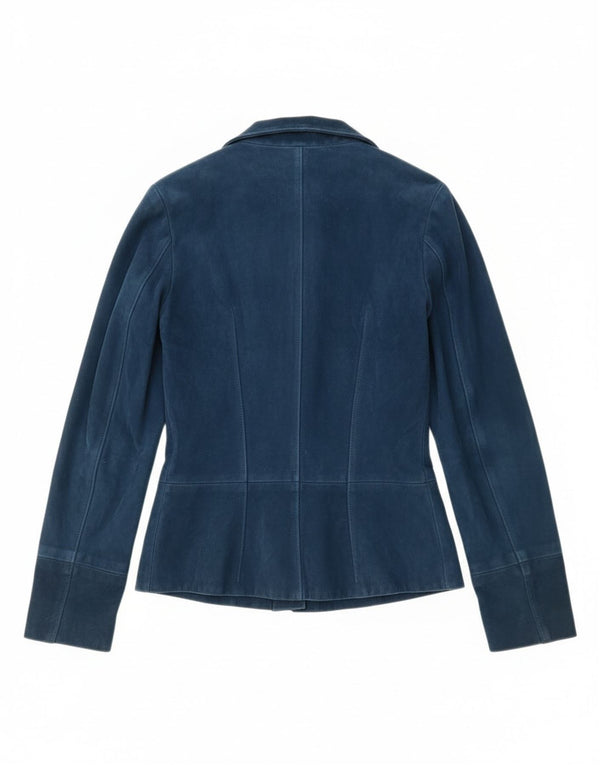 Blazer Vintage pentru femei cu 2 nasturi UK 4 XS bleumarin