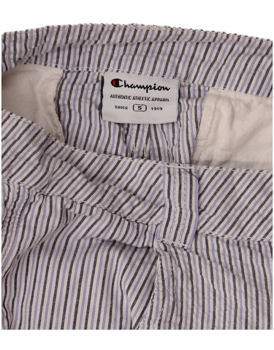 Pantaloni scurti chino pentru femei CHAMPION Small W27 Purple Pinstripe